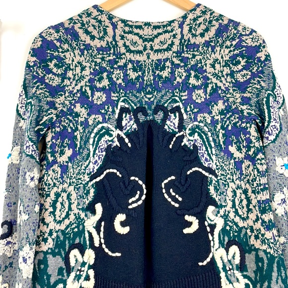 Anthropologie HWR Emmia hand stitched cardigan - Picture 8 of 11